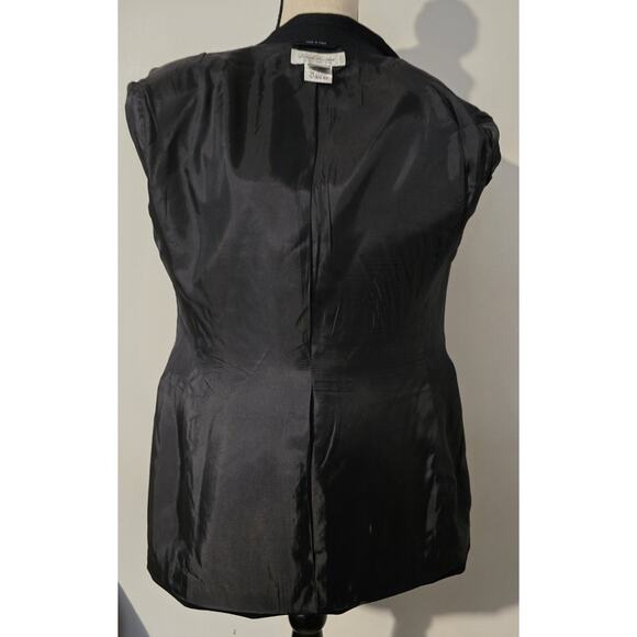 Brooks Brothers 100% Fine Wool Women’s Blazer 2 Button Sz 4 Dark Navy Blue - Picture 6 of 9